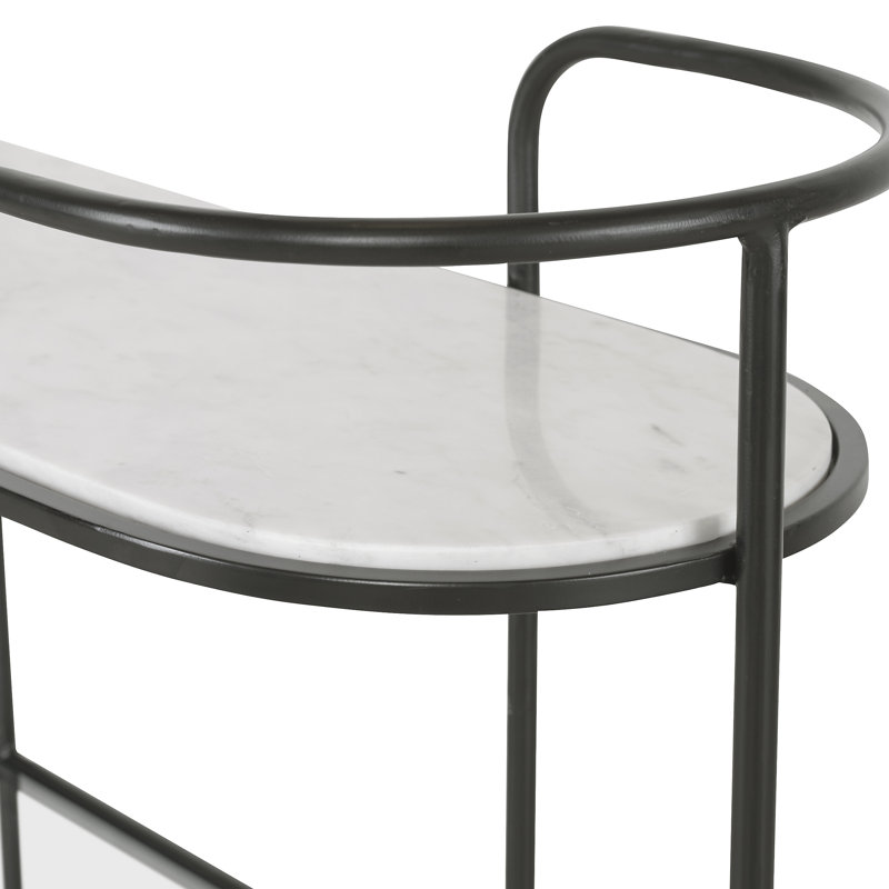 Chariot-bar ovale de 44 po de large Burlington