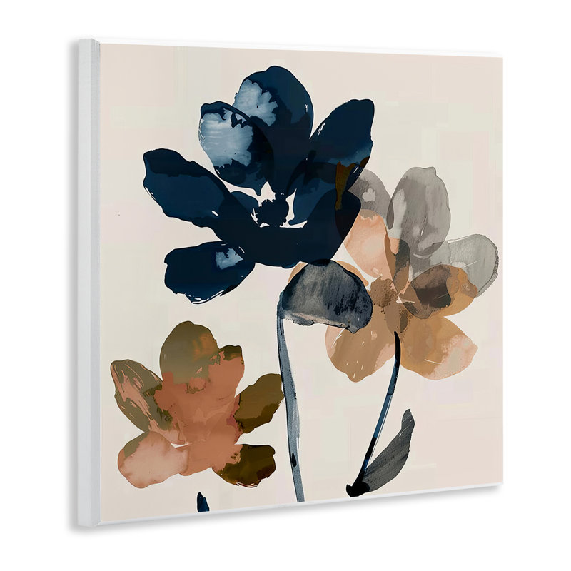 Art abstrait sur plaque de tons de terre par Irena Orlov