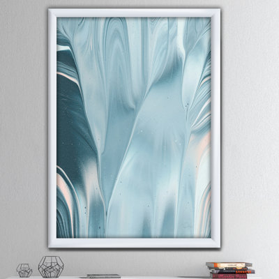 « blue modern water i », reproduction d’image sur toile