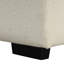 Canapé modulaire en L avec fonction escamotable, housses de couette mobiles en teinte beige et coussin épais-709632546