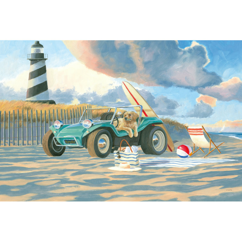 Beach Ride IV, H 36 po x l 24 po x P 1,25 po