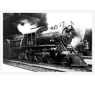 'Steam Engines, Philadelphia, PA' Photographic Print