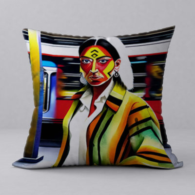 Reversible Throw Pillow