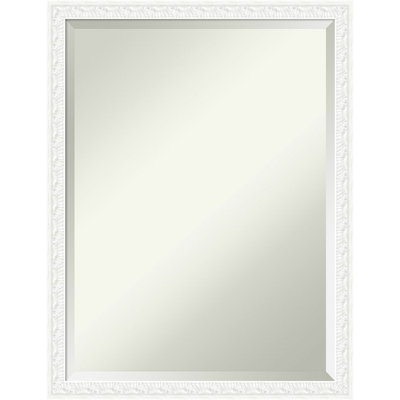 Bethany Beveled Wood Framed Wall Mirror