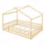 Structure de lit en bois avec clôture