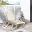 Outdoor Chaise Lounge Chair With Adjustable Backrest And Cushion
