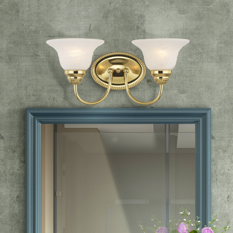 Nicolas 2 - Light Dimmable Vanity Light, Polished Brass