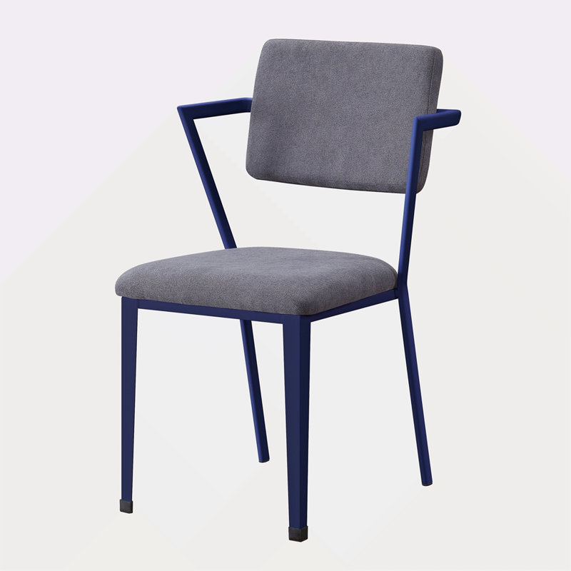 Chaise de bureau rembourrée à dossier ouvert