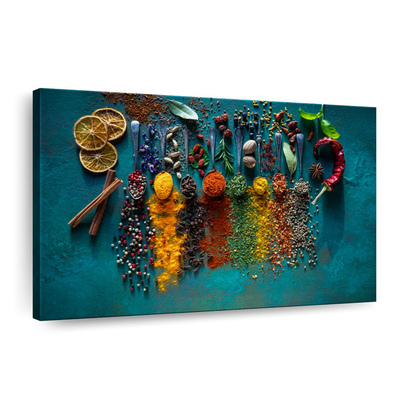 «Sp cuons of Seasonings», reproduction sur toile, 20" H x 30" W x 1.25" D