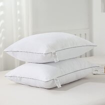 Pillows Standard Size Set of 2 Easy Care Firm Pillow Cooling Pillows for  Sleeping Bed Pillow 20x26inch 