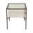 22" Azamara Real Hide Accent Table
