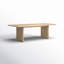Round Off 88'' Solid Wood Dining Table-1019880256