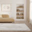 Claverton Cozy Geometric Tufted Ivory Area Rug-1507146744