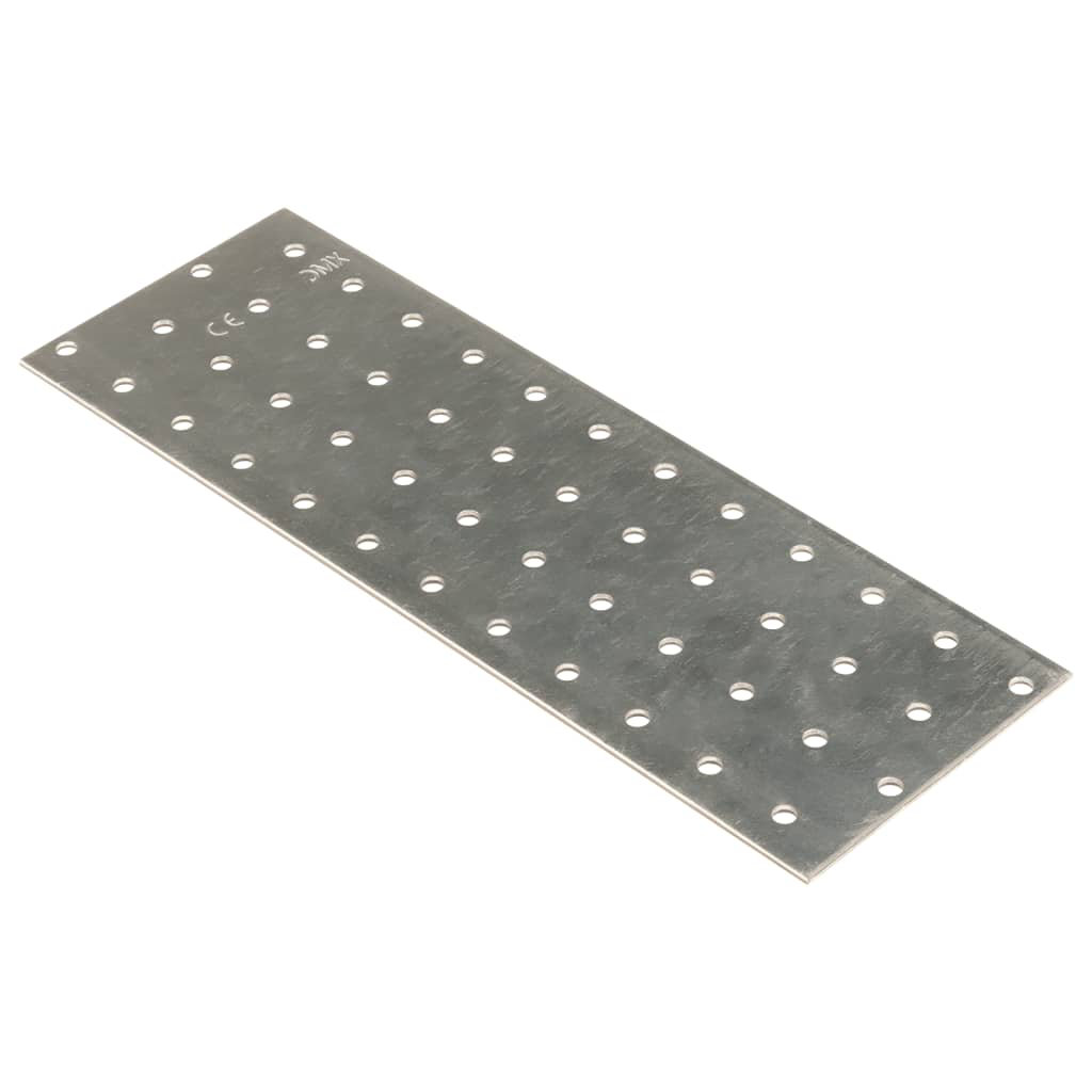 Vidaxl Perforated Plates 20 Pcs 2 Mm 240X80 Mm Galvanised Steel