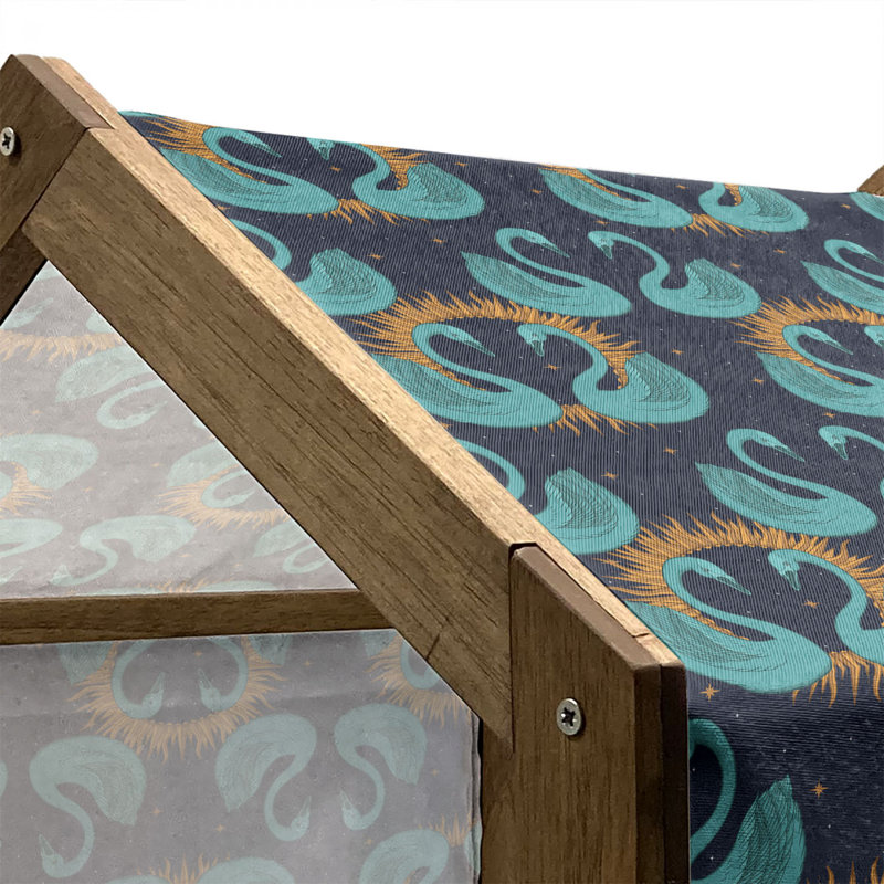 Niche pour chien en bois, H 22,44 po x l 23,62 po x P 17,72 po