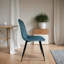 Plushore Luxury Velvet Dining Chair With Gold Tipped Black Legs-220416685-222968020