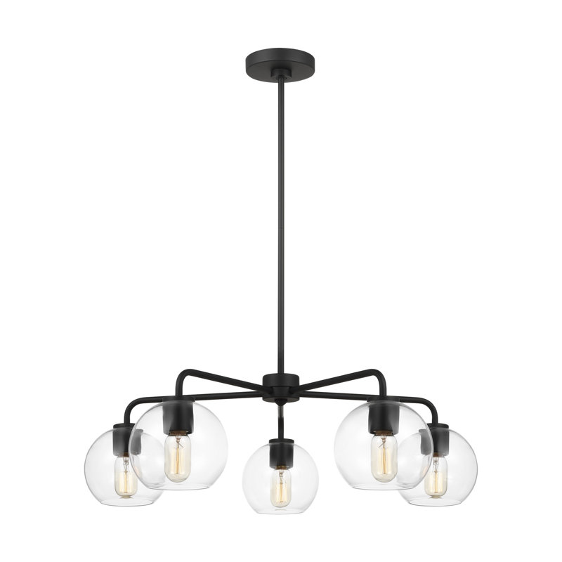 Childerley 5-Light Chandelier, Noir