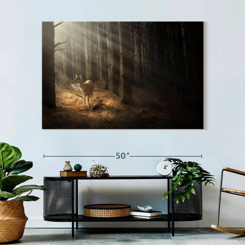 Brampt Forest Deer, 34" H x 51" W