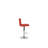 BAR STOOL In Red, Chrome