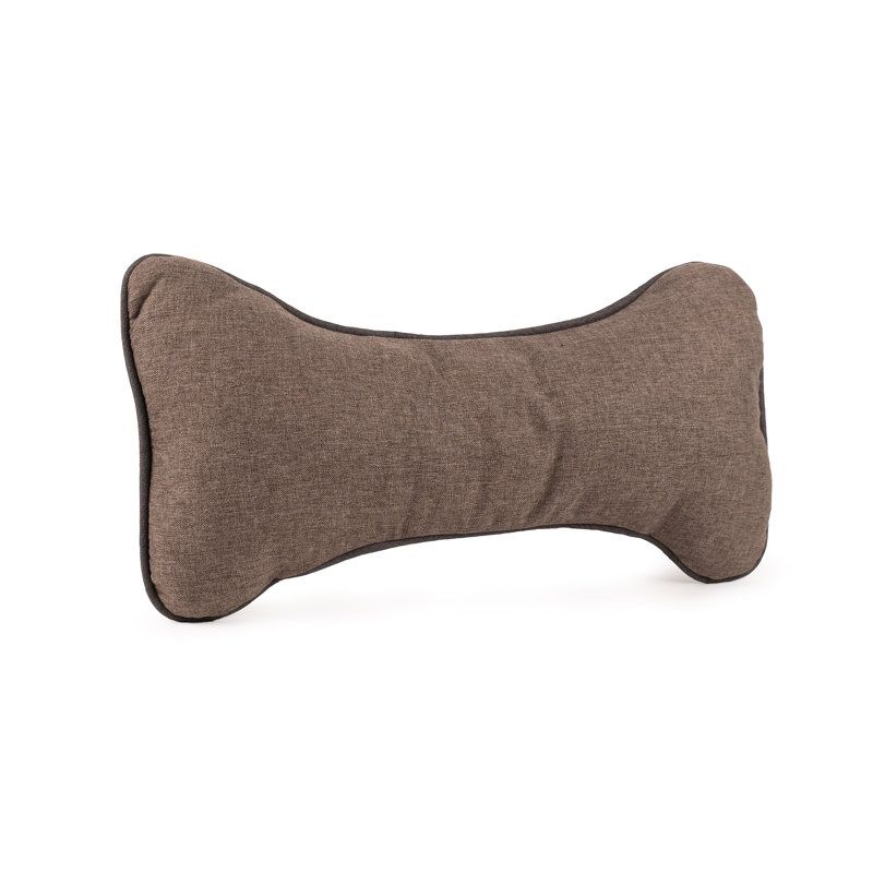 Oreiller GreenDog Os - Luxe neutre, Café, L / XL (l 19 po x H 10 po)