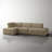 Berlare 4 - Piece Upholstered Boneless Compression Corduroy Modular Sectional Sofa Set with Removable Ottoman – Fully Compressed, No Assembly Required-1078496758