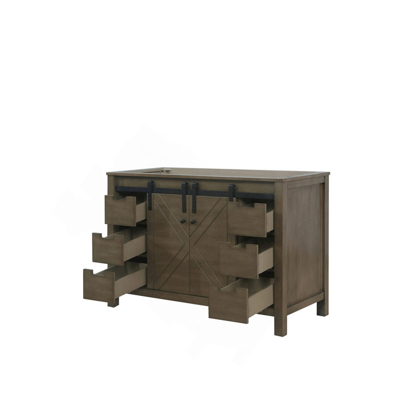 Meuble-lavabo brun rustique 48 po X P 22 po D
