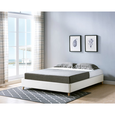 Lit plateforme tapissier Goolby
