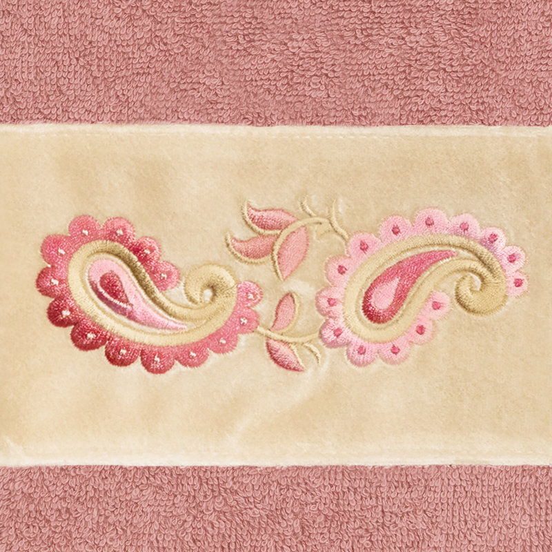  100% Turkish Cotton Hand Towel, Tea Rose