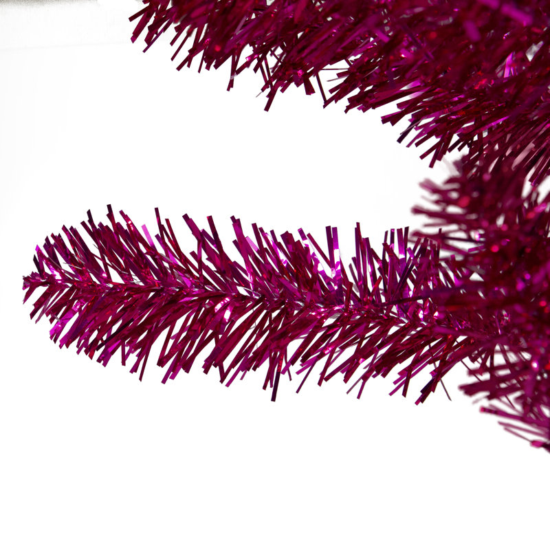 Arbre de Noël artificiel rose 3 'Tinsel - non éclairé