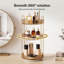  Makeup Organiser 360 Rotating Spinning 3 Tiers Cosmetic Organizer White-1310440580