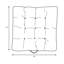 Coussin de sol Antoinette Sunbrella®-88709980