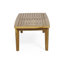 Table basse d'extérieur en bois d'acacia