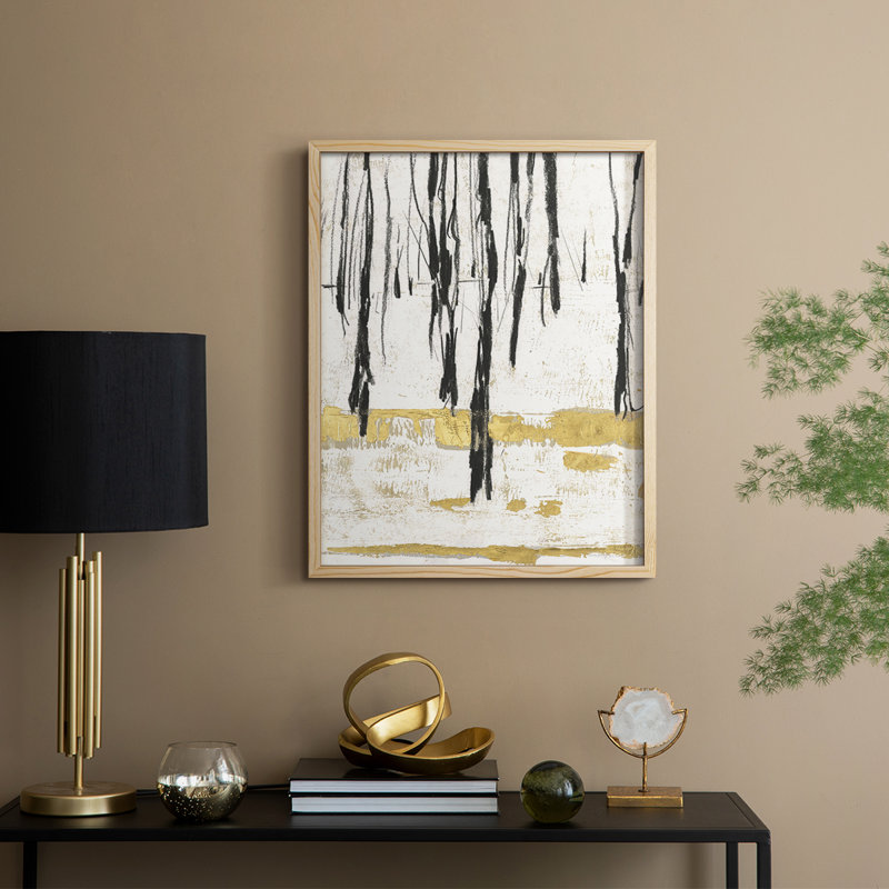 Gilded Winter II Framed Print - Solid Wood