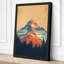 Mountains at Sunrise Modern - Wrapped Canvas-222140917-222140924