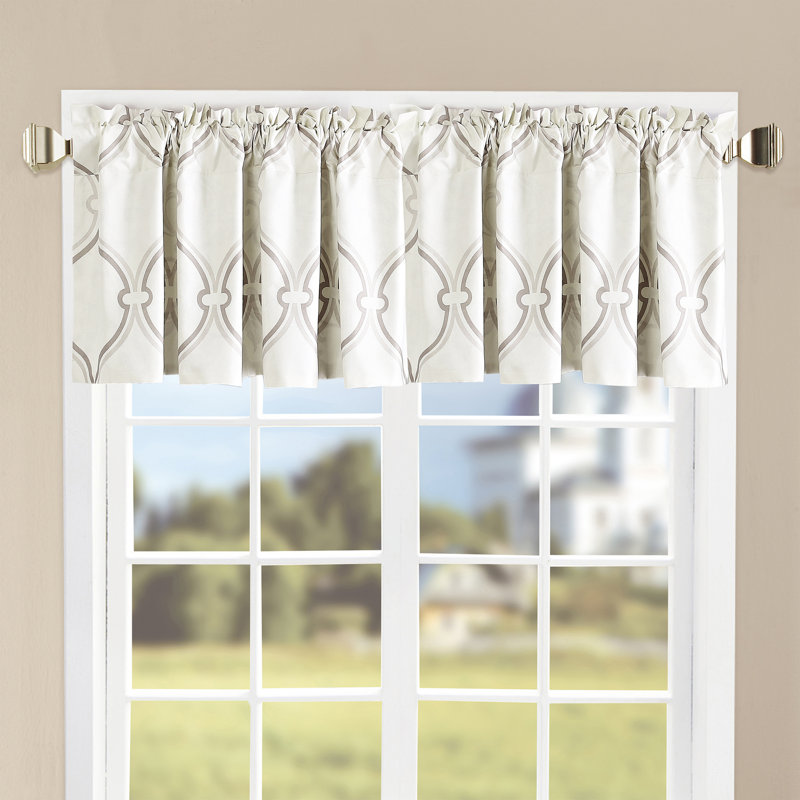 Ikat Scalloped Window Valance