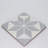 Assila 8" x 8" Straight Edge Wall & Floor Cement Tile