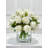 Silk Roses Arrangement in Vase