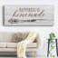 Art textuel sur toile, "Happiness is home"-704911286