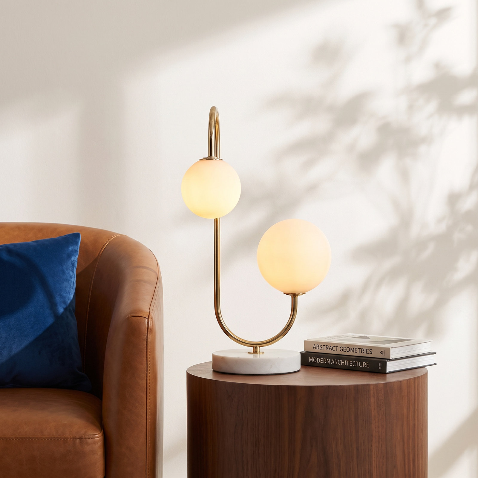 Ariza Novelty Lamp, Gold, 18.45'" H x 9.9" W x 11" D