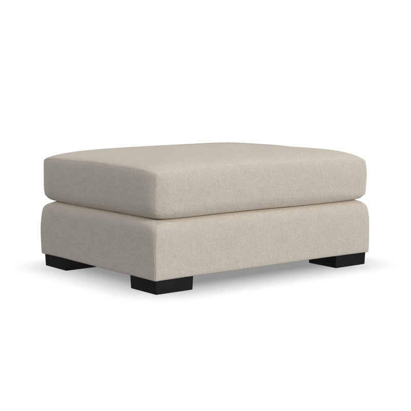 Oliver Chair And Ottoman, Beige