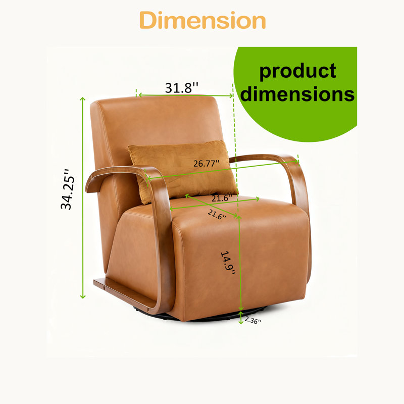 Fauteuil de détente pour une personne, fauteuil d'appoint pivotant