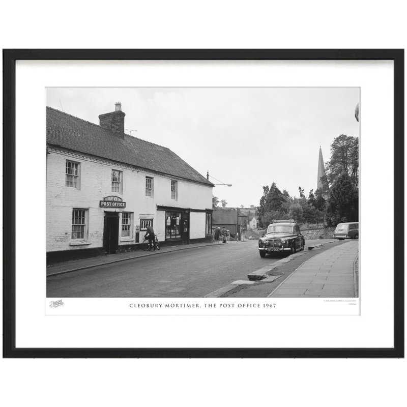 Cleobury Mortimer, The Post Office 1967 by Francis Frith - Single Picture Frame Print, 45cm H x 60cm W x 2.3cm D