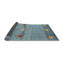 Tapis de surface bleu marine contemporaine Inge-452657471