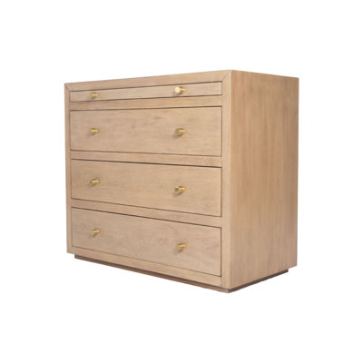 Brooklyn 4 - Drawer Solid Wood Nightstand
