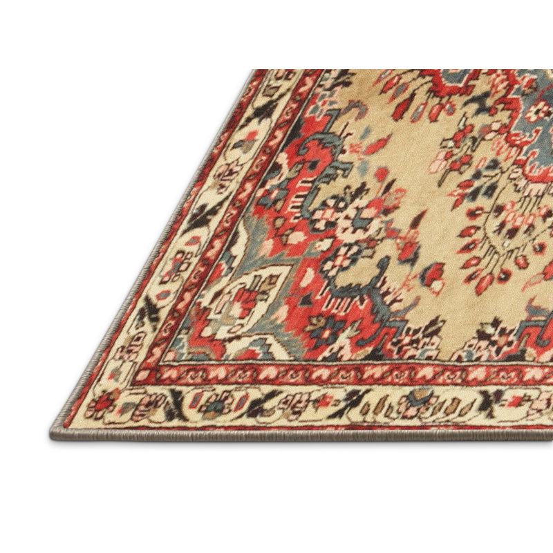 Ableton Oriental Indoor Rug, Rectangle 6' x 9'