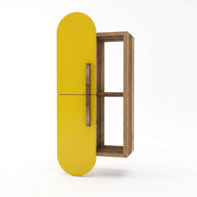 Orin Solid Wood Accent Wall Cabinet