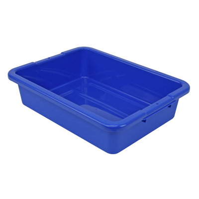 Bussing Tub, ribbed bottom, polypropylene, NSF, case of 12