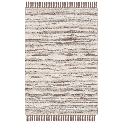 Casablanca Hand Woven Wool Striped Rug