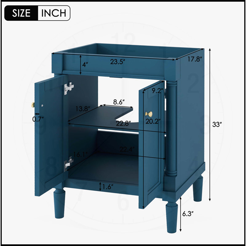 24'' Bathroom Vanity without Sink