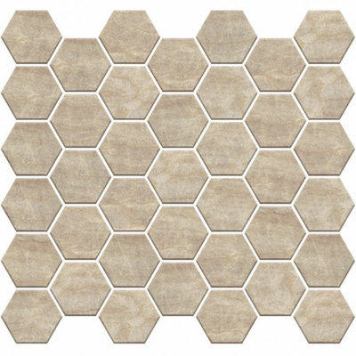Carreau de mur et de sol en porcelaine nid d'abeille 2 po x 2 po